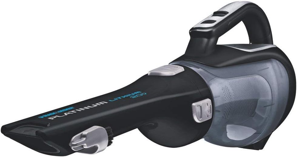 BLACK+DECKER 20V Cordless Handheld Vacuum with Pivoting Nozzle and Washable Filter (BDH2000L)