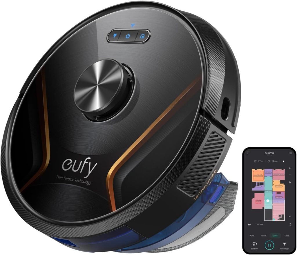 eufy by Anker, RoboVac X8 Hybrid, Robot Vacuum and Mop Cleaner with iPath Laser Navigation, Perfect for Pet Owner (Renewed)